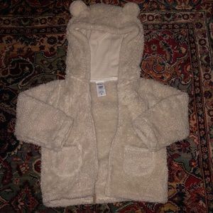 Bear zip hoodie